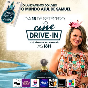 Cine Drive-in será palco de lançamento do livro “O mundo azul de Samuel”