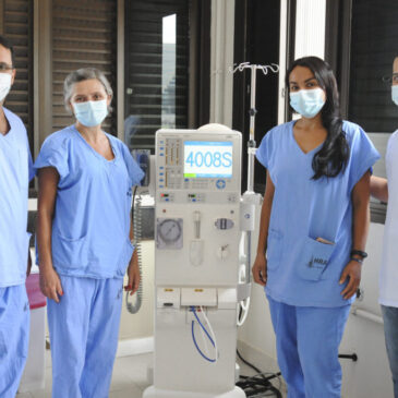 Hran recebe doação de três aparelhos de hemodiálise