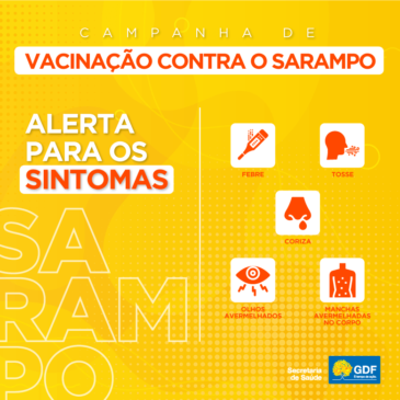 Sarampo: vacinação prorrogada até 27 de novembro