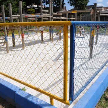 Começam as reformas em parquinhos da Candangolândia