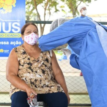 Pontos da Sejus para vacinação de pessoas com 58 anos ou mais