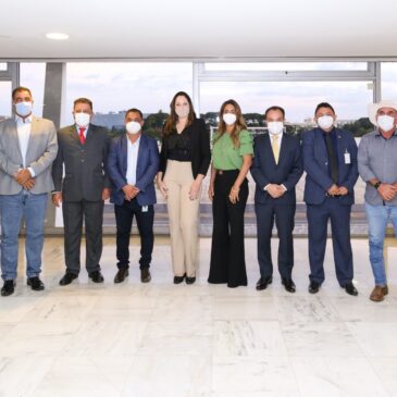 Ministra Flávia Arruda recebe prefeitos do entorno do DF e anuncia recursos para região