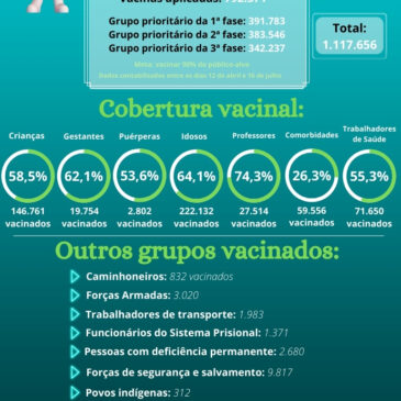 Vacinação de gripe está disponível para todos os públicos
