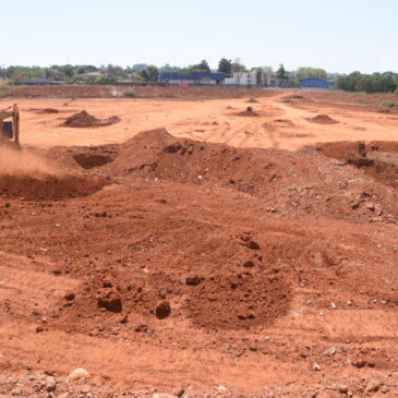 Bacia de contenção no Parque da Cidade está 55% executada