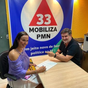 Renata D’Aguiar se filia ao PMN-DF