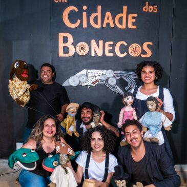 A Cia. Cidade dos Bonecos encantará o “Arte na Ponte”, fechando o Circuito de Arte e Cultura do Gama