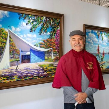 Exposição que retrata Brasília em cores vibrantes prossegue em junho na CLDF