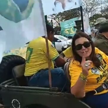 Bia Kicis pede voto para Flávia Arruda em live de Damares